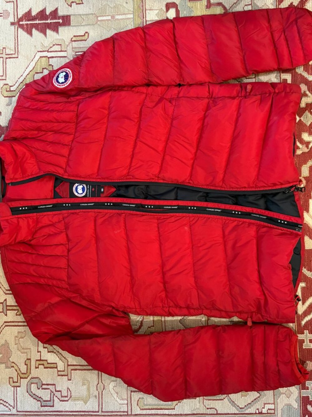 Canada Goose style 5500M, men's Brookvale Jacket, red, size M (puffer) - Picture 2 of 7